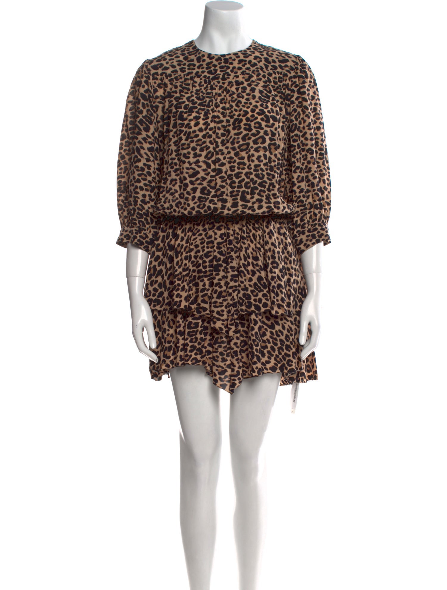 Zadig & Voltaire Animal Print Mini Dress
