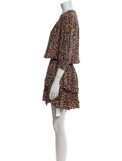 Zadig & Voltaire Animal Print Mini Dress