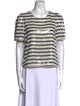 Zadig & Voltaire Silk Striped T-Shirt