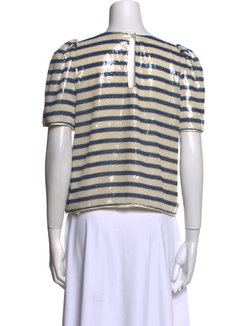Zadig & Voltaire Silk Striped T-Shirt