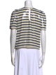 Zadig & Voltaire Silk Striped T-Shirt