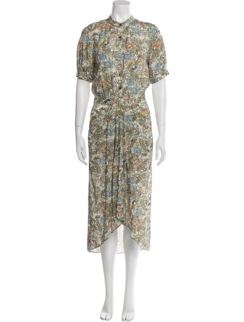 Zadig & Voltaire Floral Print Long Dress