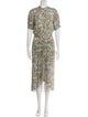 Zadig & Voltaire Floral Print Long Dress