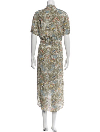 Zadig & Voltaire Floral Print Long Dress