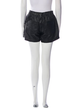 Zadig & Voltaire Lamb Leather Mini Shorts