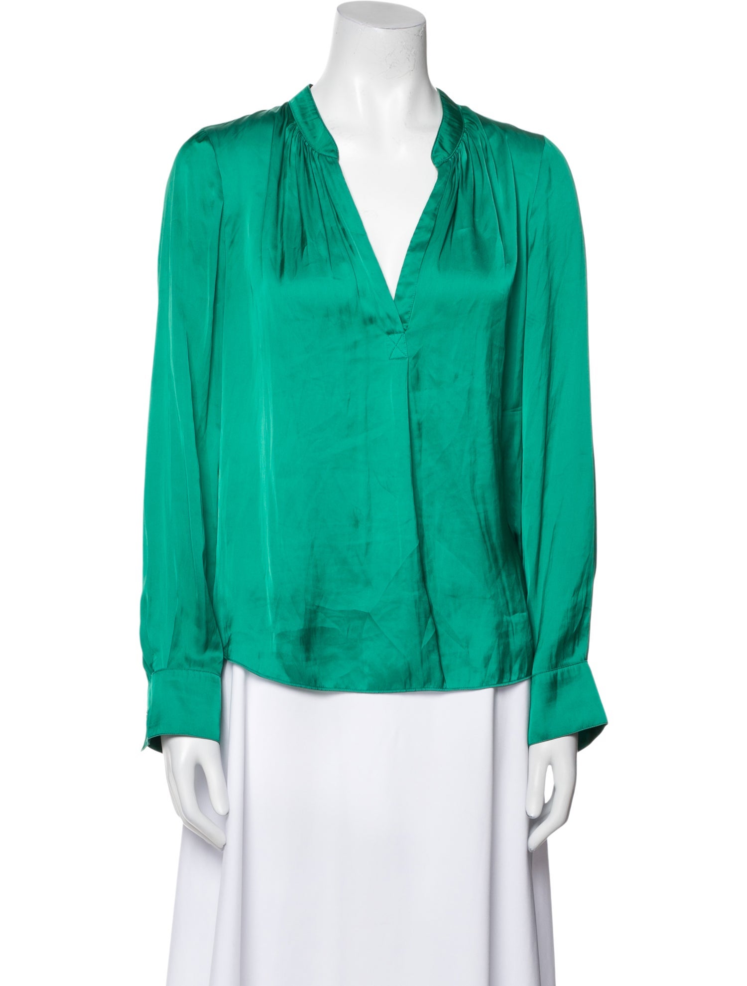 Zadig & Voltaire V-Neck Long Sleeve Blouse