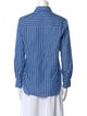 Zadig & Voltaire Striped Long Sleeve Button-Up Top