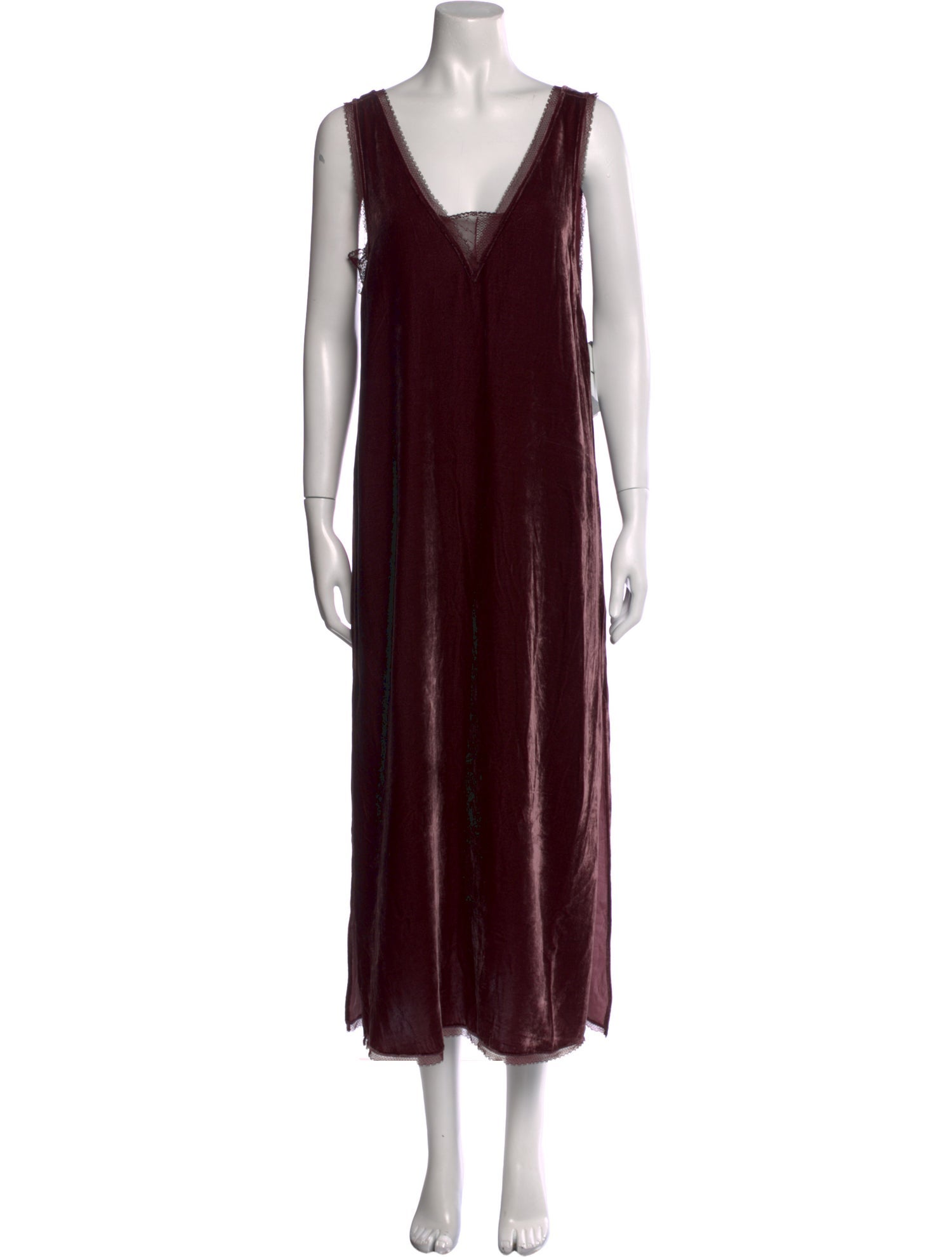 Zadig & Voltaire V-Neck Long Dress w/ Tags