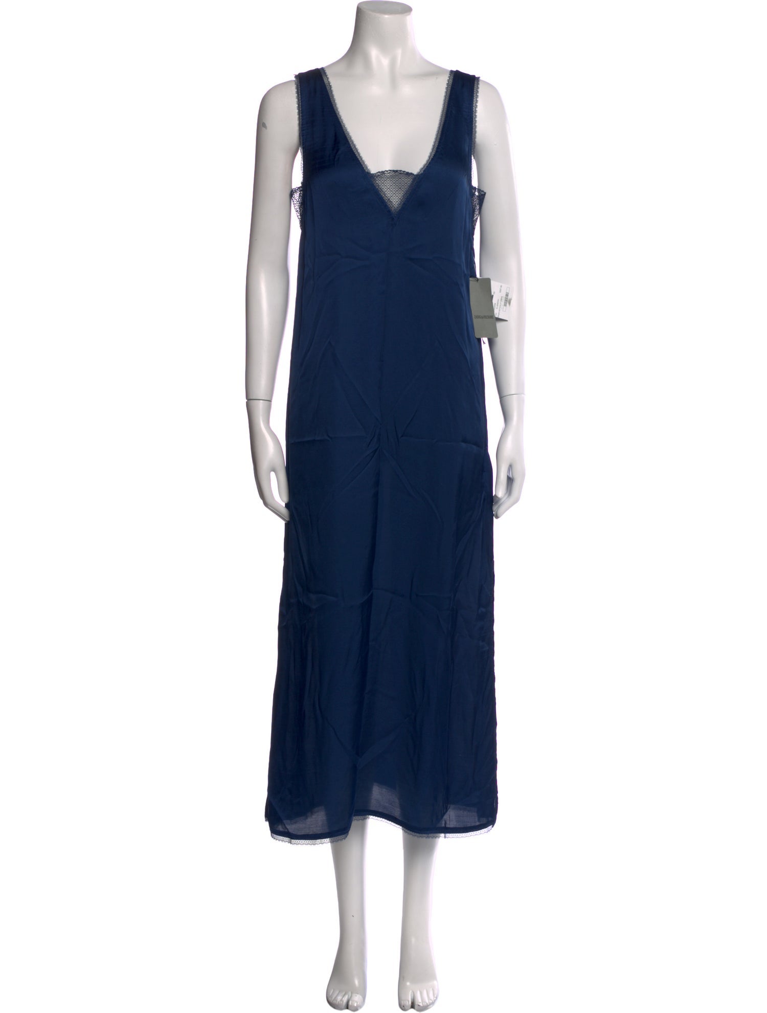 Zadig & Voltaire V-Neck Long Dress w/ Tags