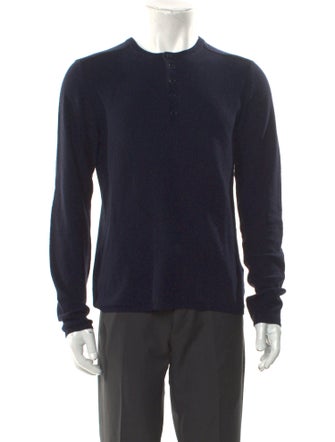 Zadig & Voltaire Crew Neck Long Sleeve Polo Sweater