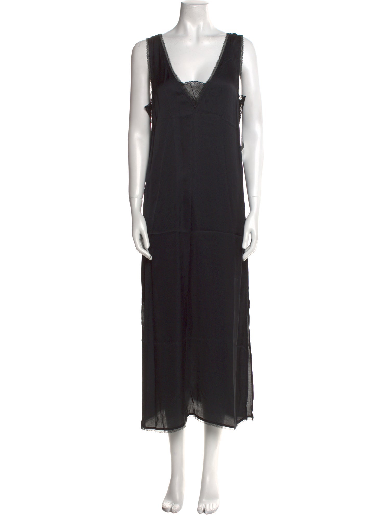 Zadig & Voltaire V-Neck Long Dress w/ Tags
