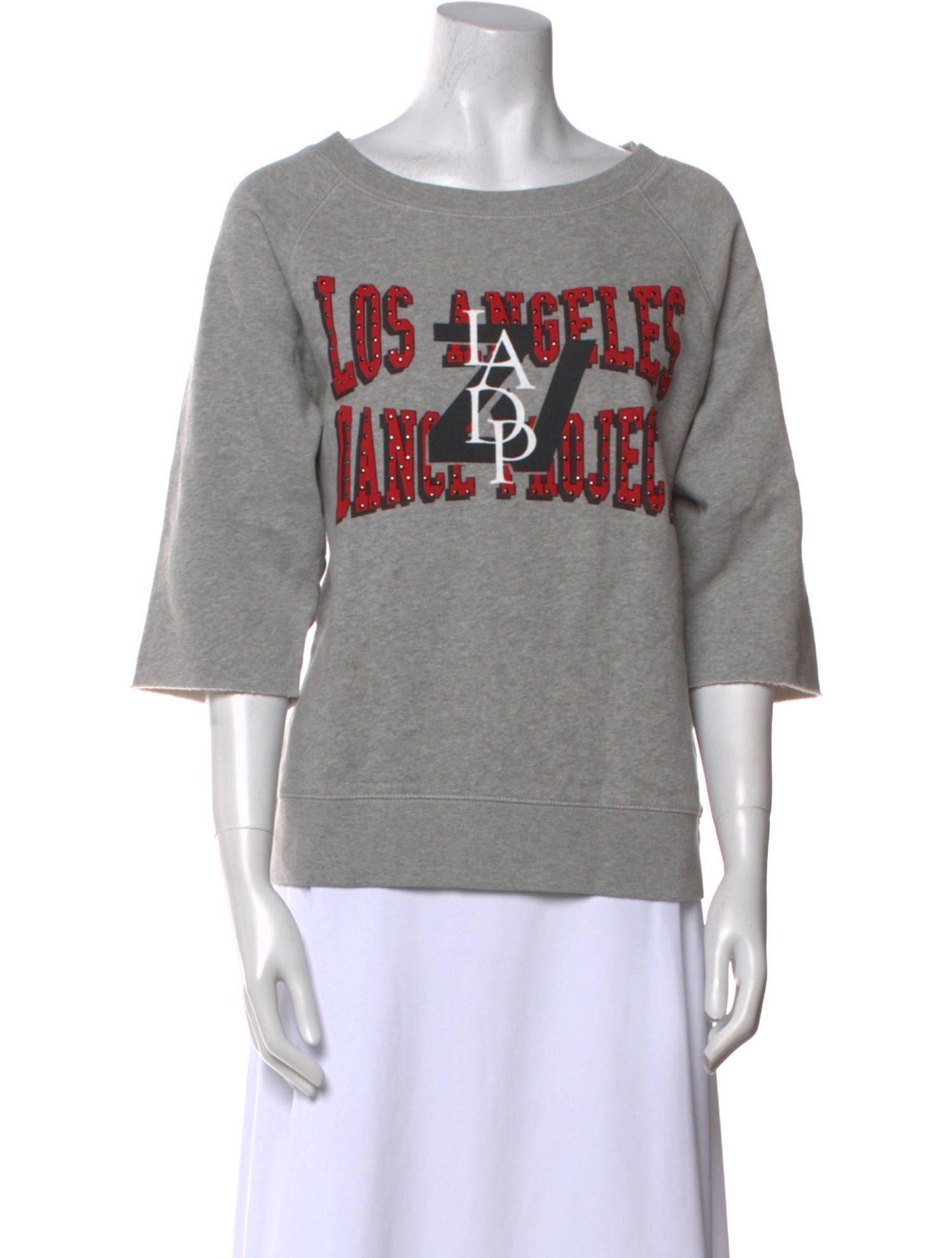 Zadig & Voltaire Graphic Print Scoop Neck Sweatshirt