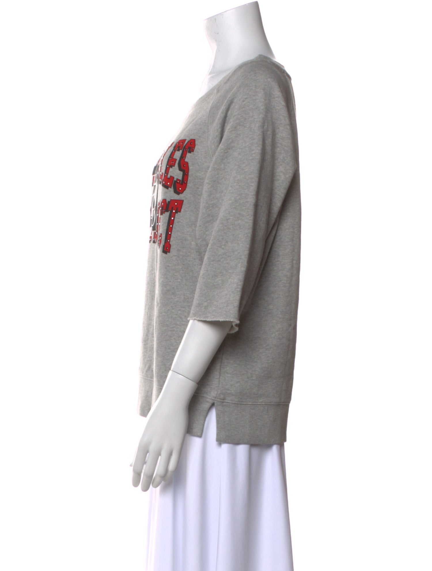 Zadig & Voltaire Graphic Print Scoop Neck Sweatshirt