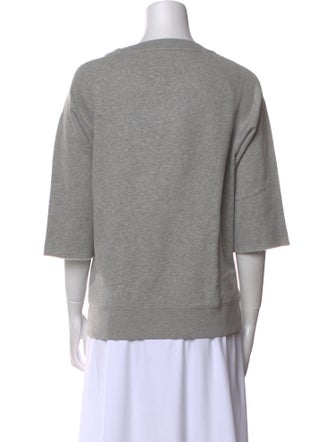 Zadig & Voltaire Graphic Print Scoop Neck Sweatshirt