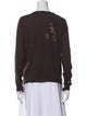 Zadig & Voltaire V-Neck Long Sleeve Top