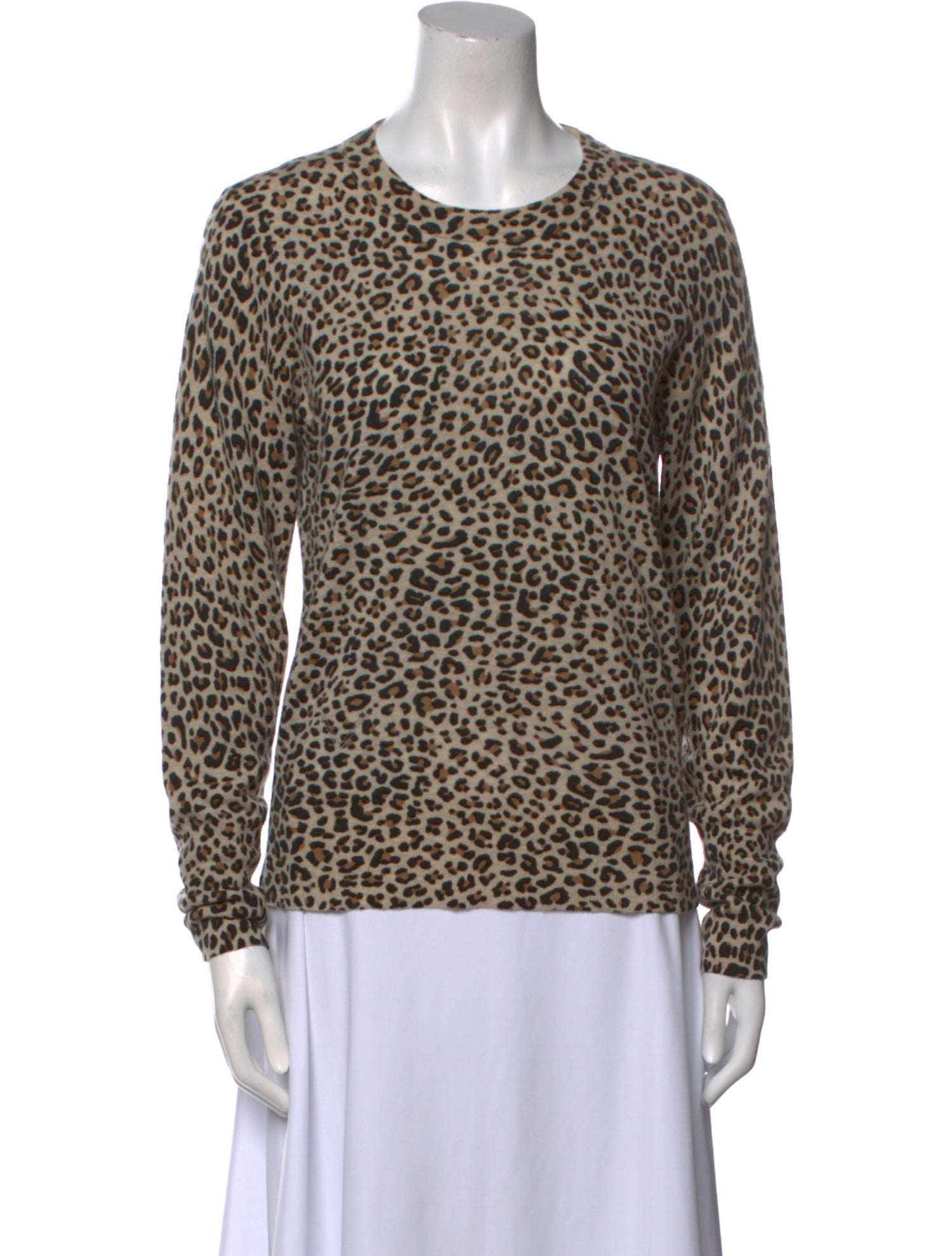 Zadig & Voltaire Cashmere Animal Print Sweater