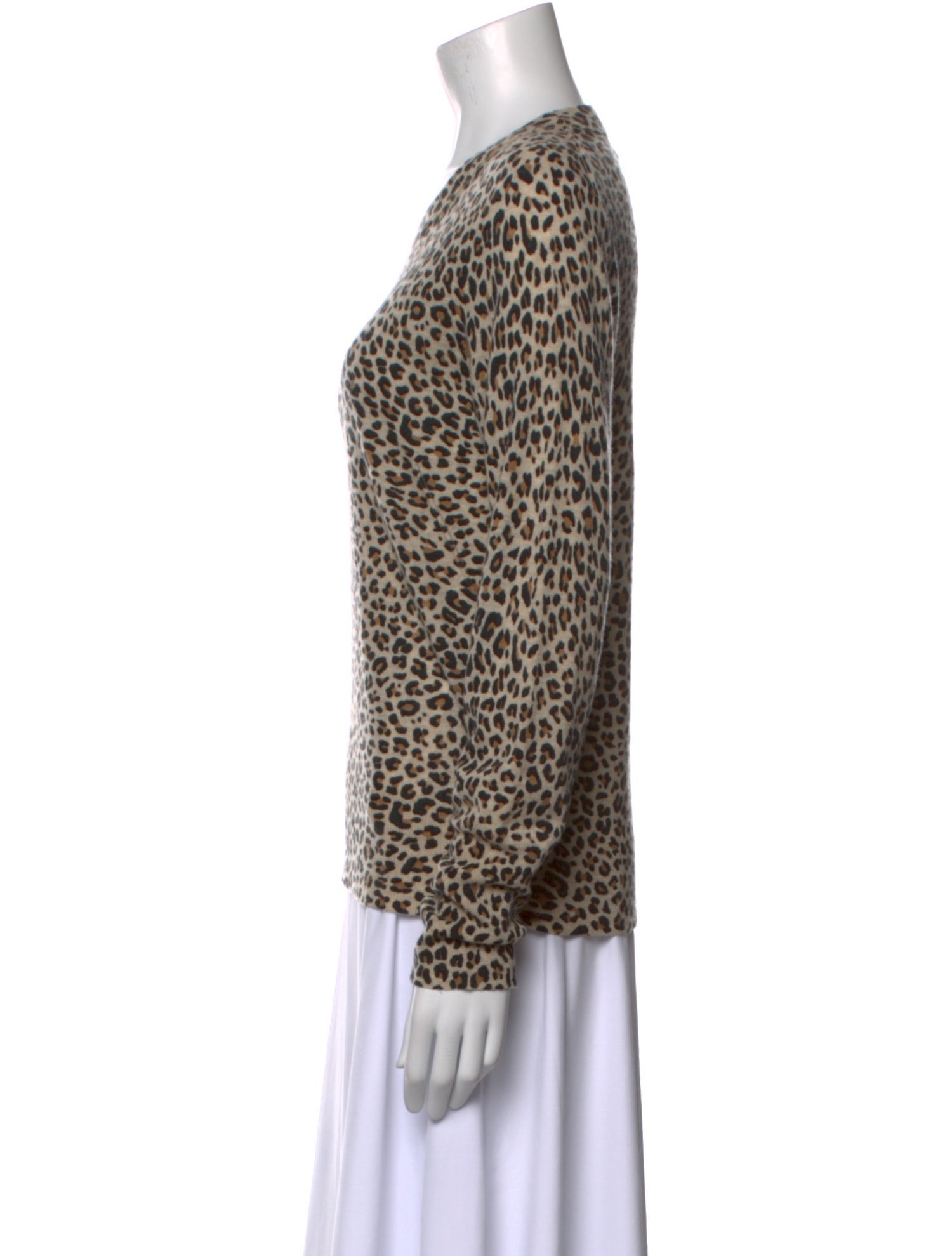 Zadig & Voltaire Cashmere Animal Print Sweater