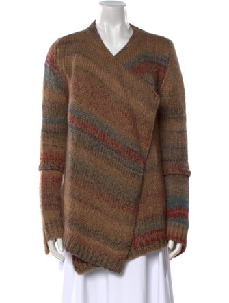 Zadig & Voltaire Striped V-Neck Sweater