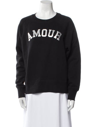 Zadig & Voltaire Graphic Print Crew Neck Sweatshirt