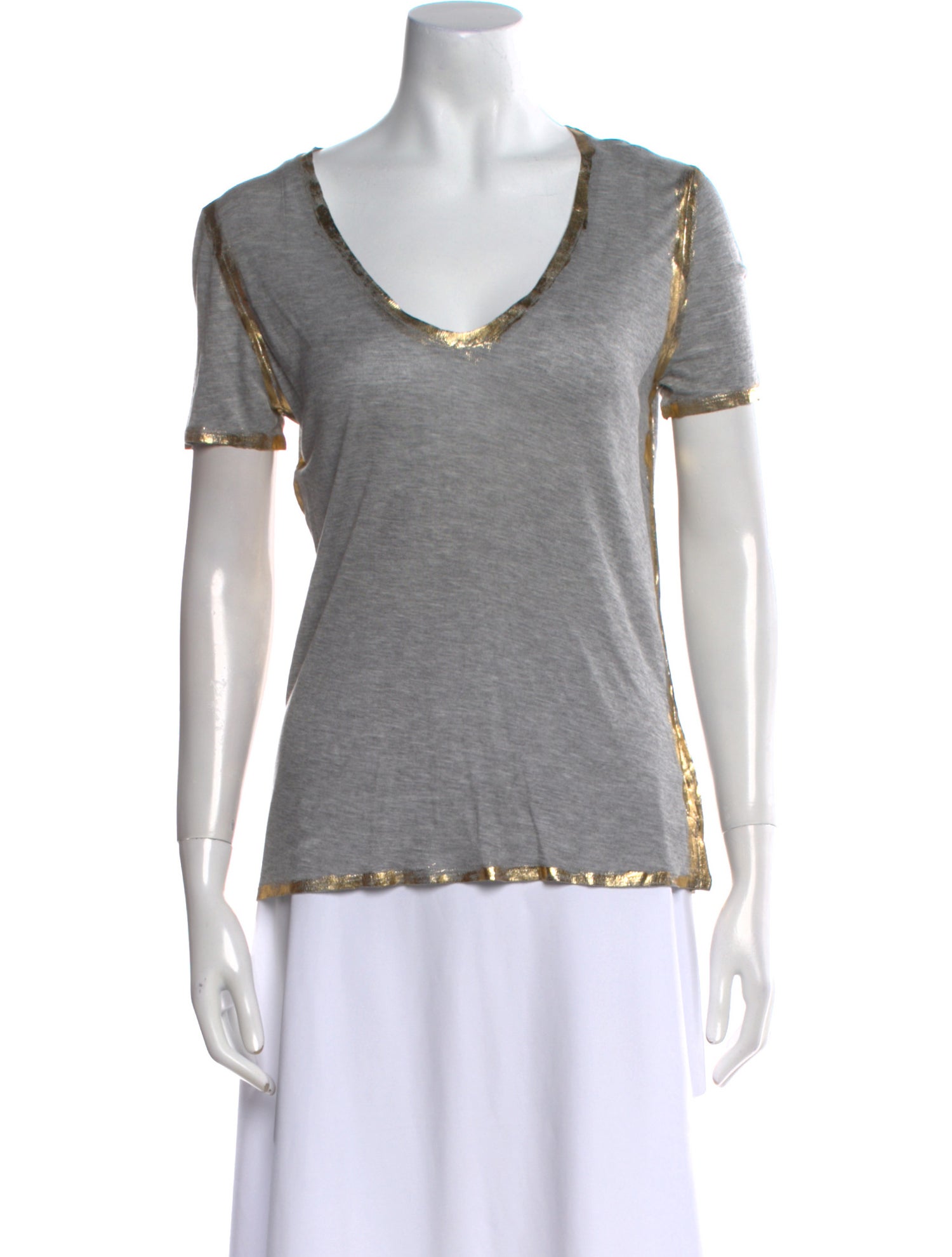 Zadig & Voltaire V-Neck Short Sleeve T-Shirt