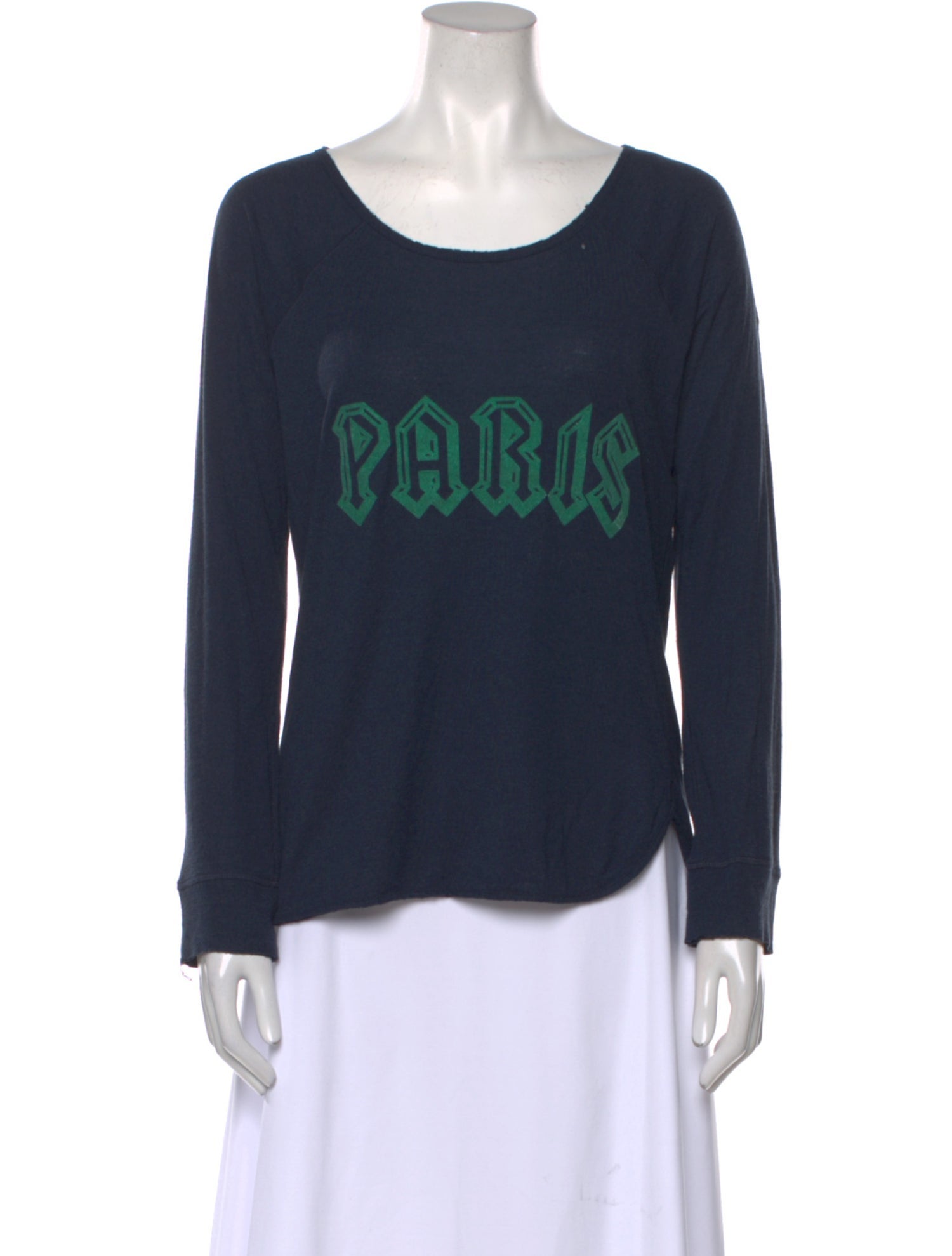 Zadig & Voltaire Graphic Print Scoop Neck Sweatshirt