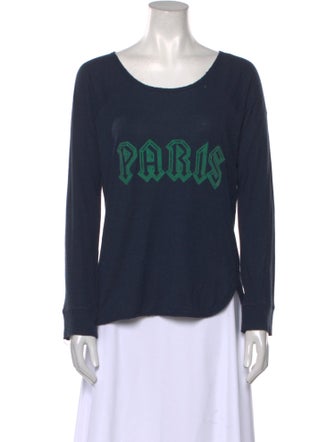 Zadig & Voltaire Graphic Print Scoop Neck Sweatshirt