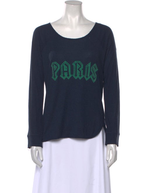 Zadig & Voltaire Graphic Print Scoop Neck Sweatshirt