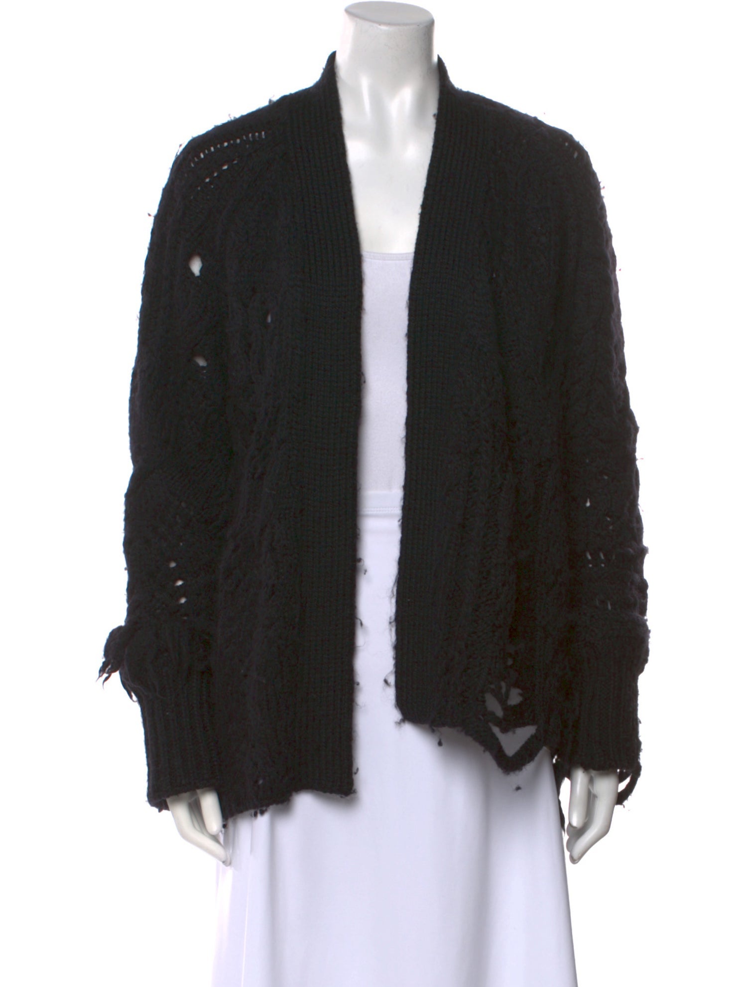 Zadig & Voltaire Linen Open Front Sweater