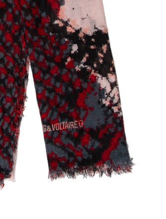 Zadig & Voltaire Cashmere Printed Scarf