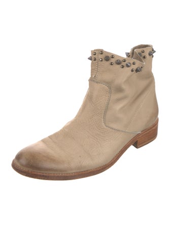 Zadig & Voltaire Leather Studded Accents Boots