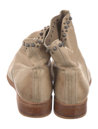 Zadig & Voltaire Leather Studded Accents Boots