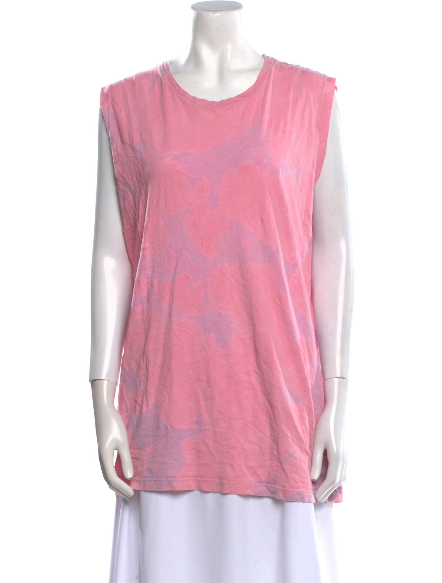 Zadig & Voltaire Tie-Dye Print Scoop Neck Tank Top