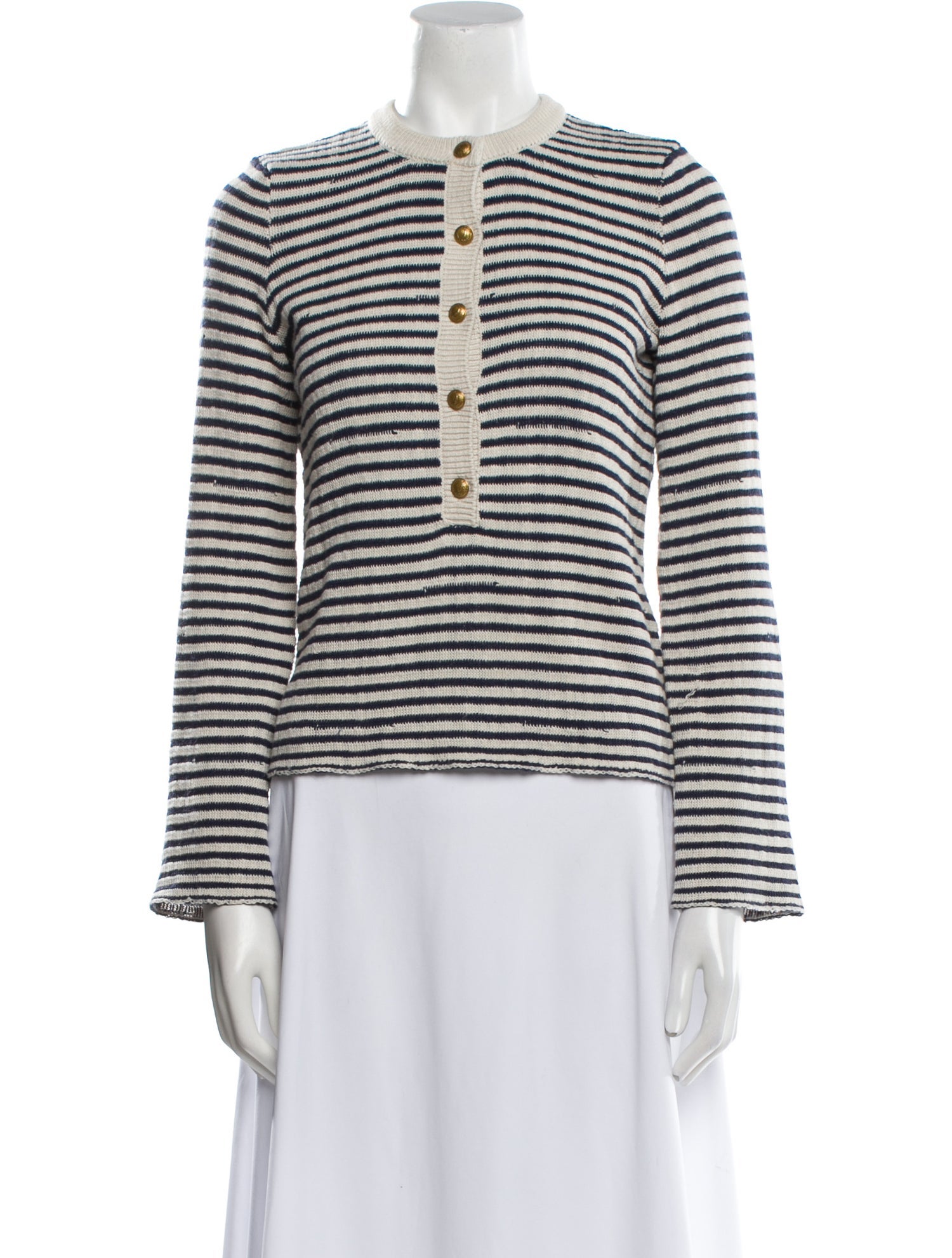Zadig & Voltaire Striped Crew Neck Sweater