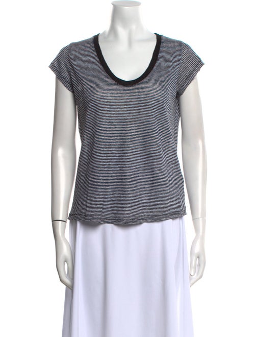 Zadig & Voltaire Linen Striped T-Shirt