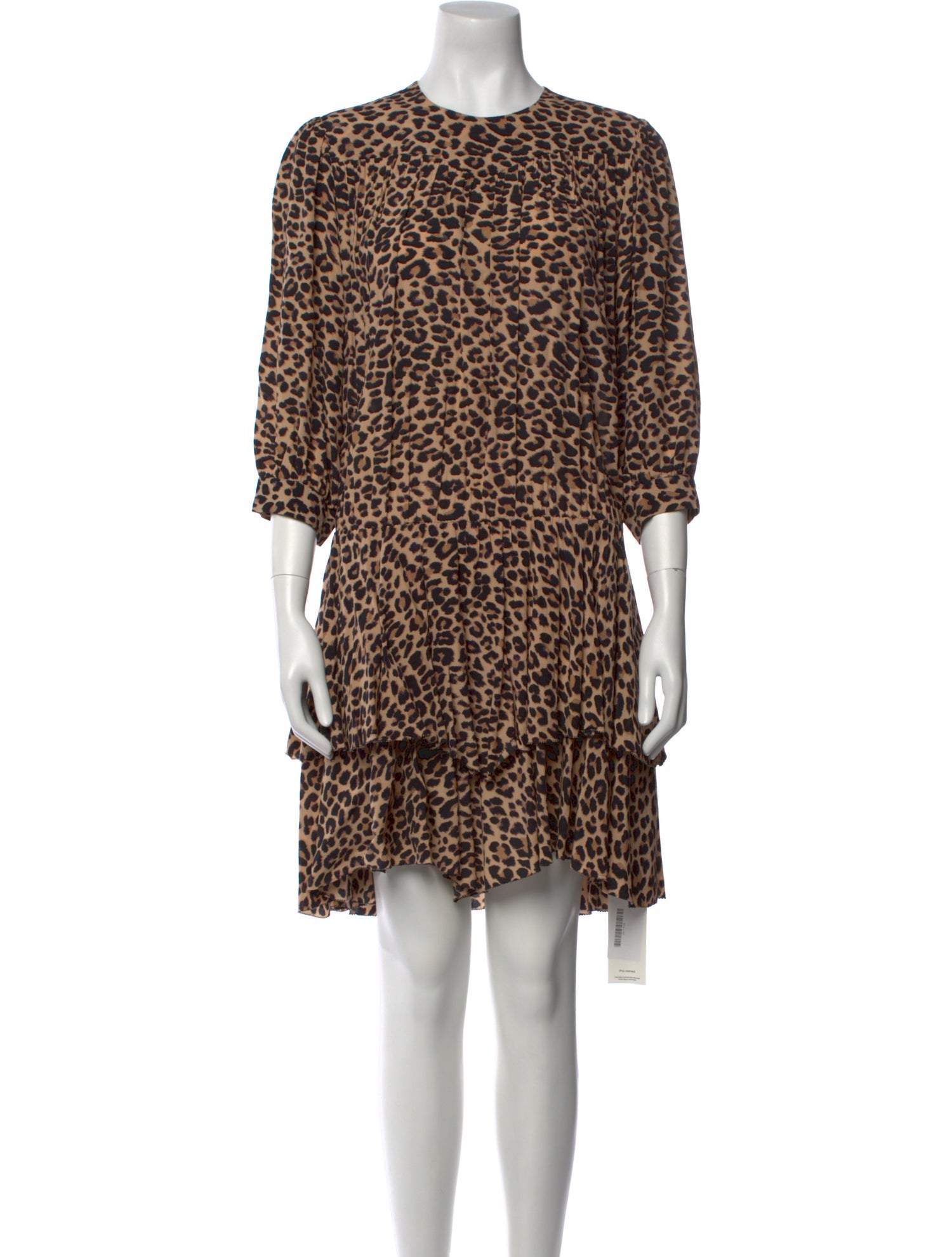 Zadig & Voltaire Animal Print Mini Dress