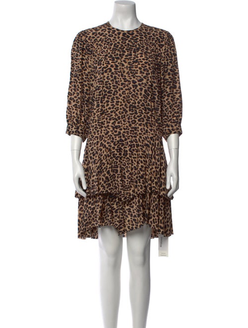 Zadig & Voltaire Animal Print Mini Dress