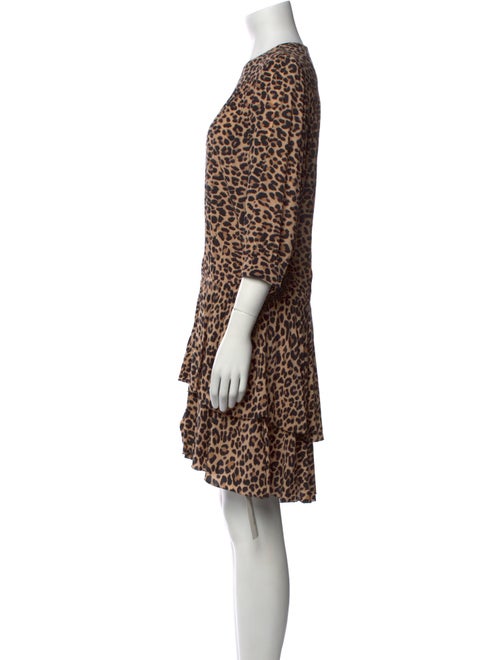 Zadig & Voltaire Animal Print Mini Dress
