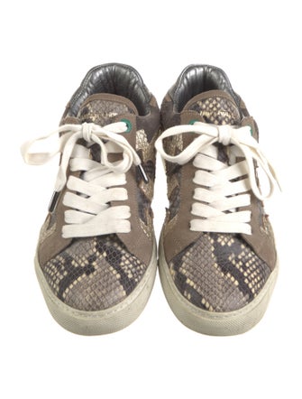 Zadig & Voltaire Leather Printed Athletic Sneakers