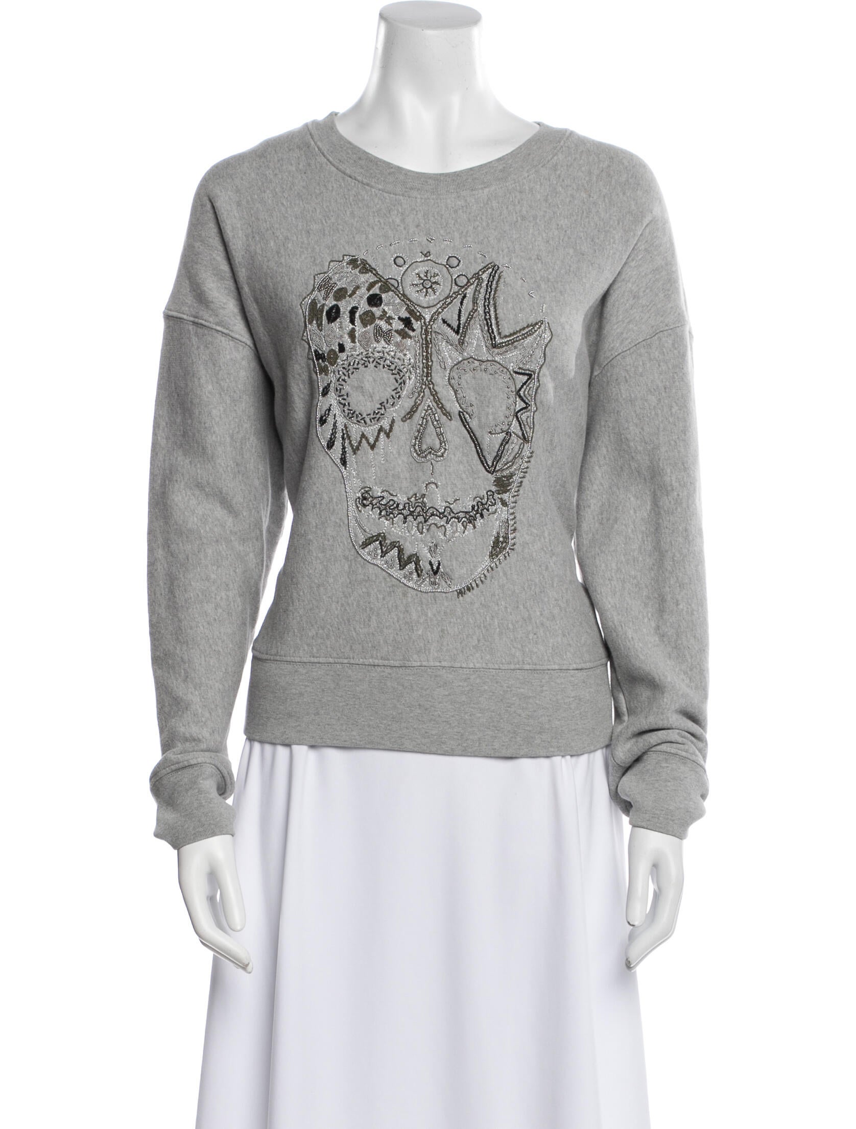 Zadig & Voltaire Graphic Print Crew Neck Sweatshirt