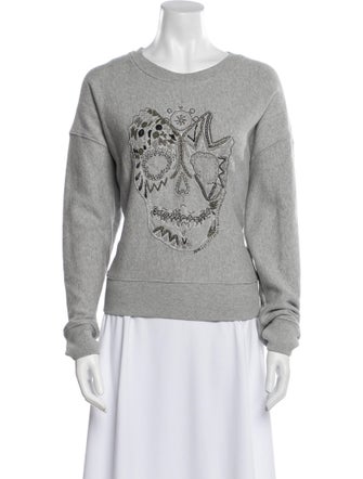 Zadig & Voltaire Graphic Print Crew Neck Sweatshirt