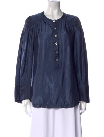 Zadig & Voltaire Crew Neck Long Sleeve Polo