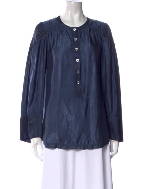 Zadig & Voltaire Crew Neck Long Sleeve Polo