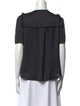 Zadig & Voltaire V-Neck Short Sleeve Blouse
