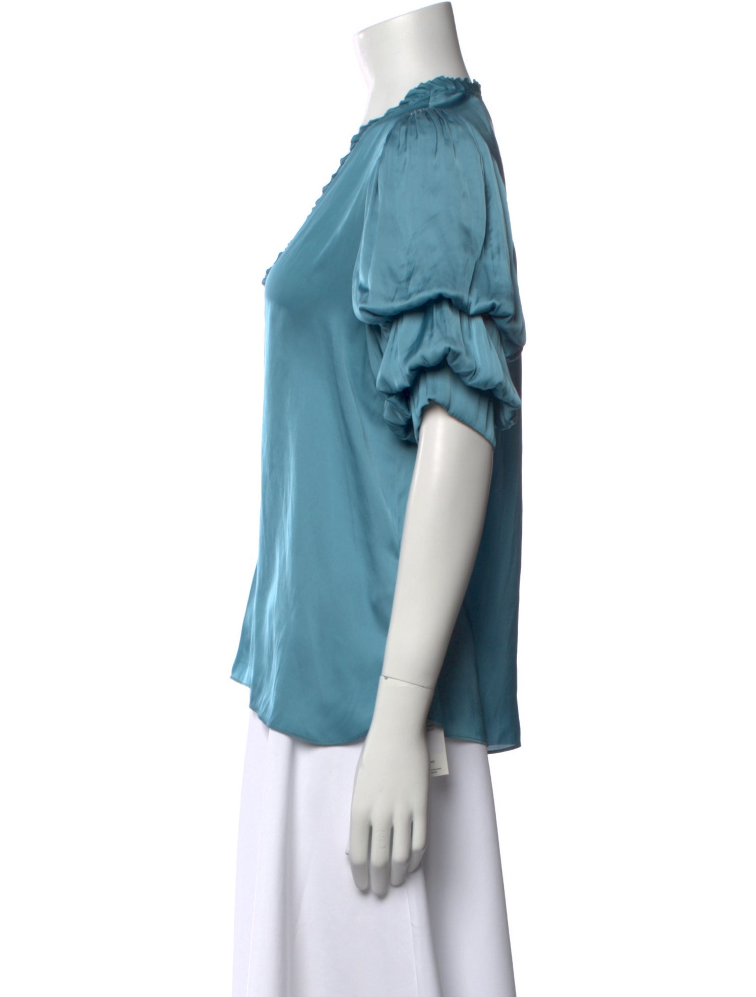 Zadig & Voltaire V-Neck Short Sleeve Blouse