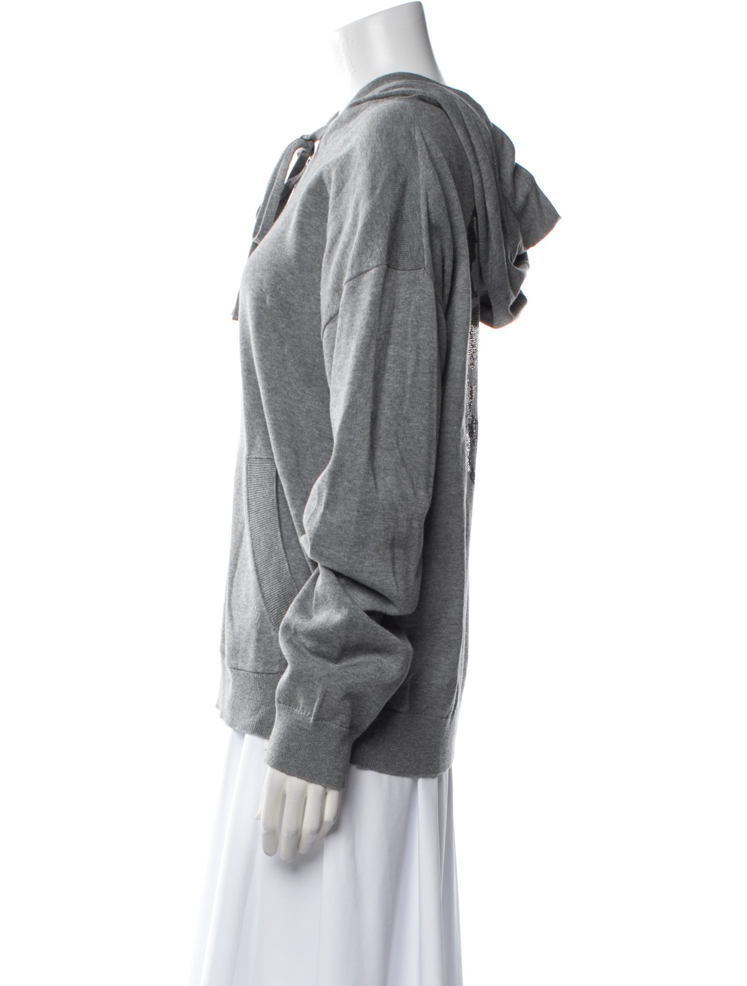 Zadig & Voltaire Tie Neck Long Sleeve Sweatshirt w/ Tags