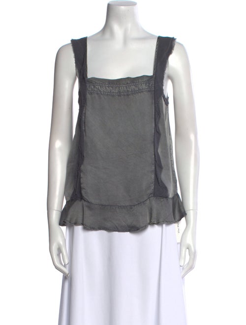 Zadig & Voltaire Square Neckline Sleeveless Top