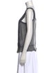 Zadig & Voltaire Square Neckline Sleeveless Top