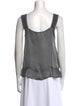 Zadig & Voltaire Square Neckline Sleeveless Top