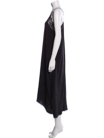 Zadig & Voltaire Silk Crystal Embellishments Nightgown