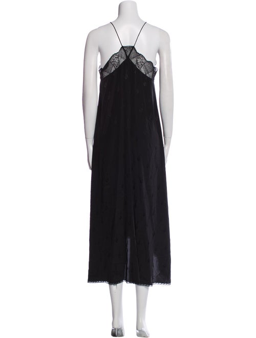 Zadig & Voltaire Silk Crystal Embellishments Nightgown